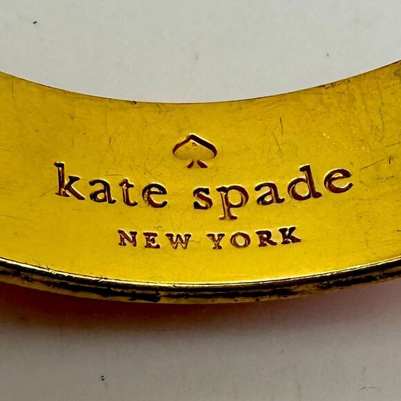 kate spade ARM CANDY Bracelet Pink Gold Bangle Preppy Retro Summer - Picture 8 of 14